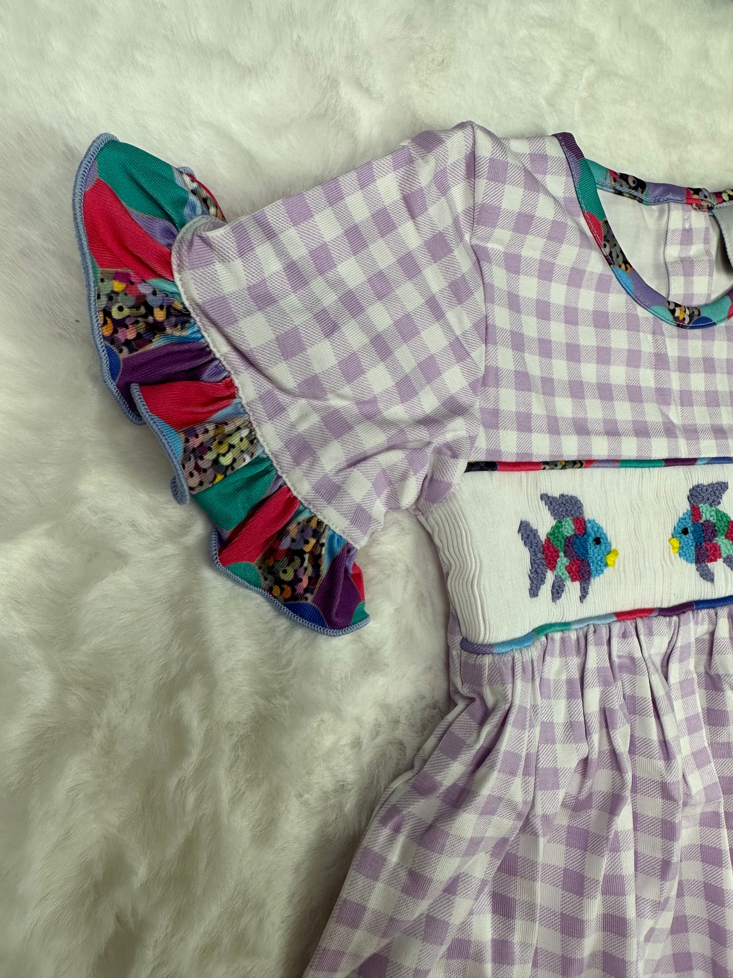 Girls Rainbow Fish Pant Set