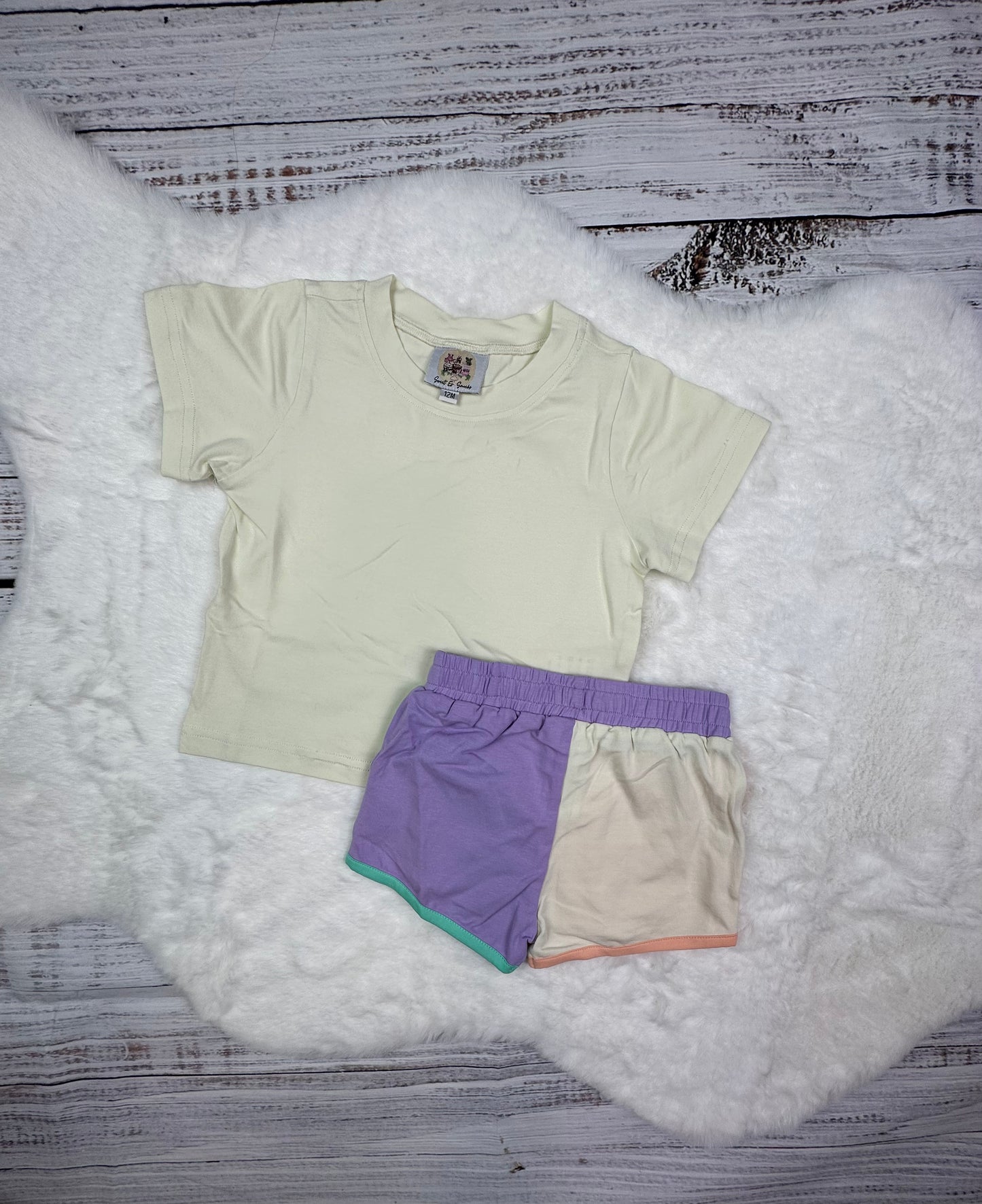 Boys: ColorBlock short set