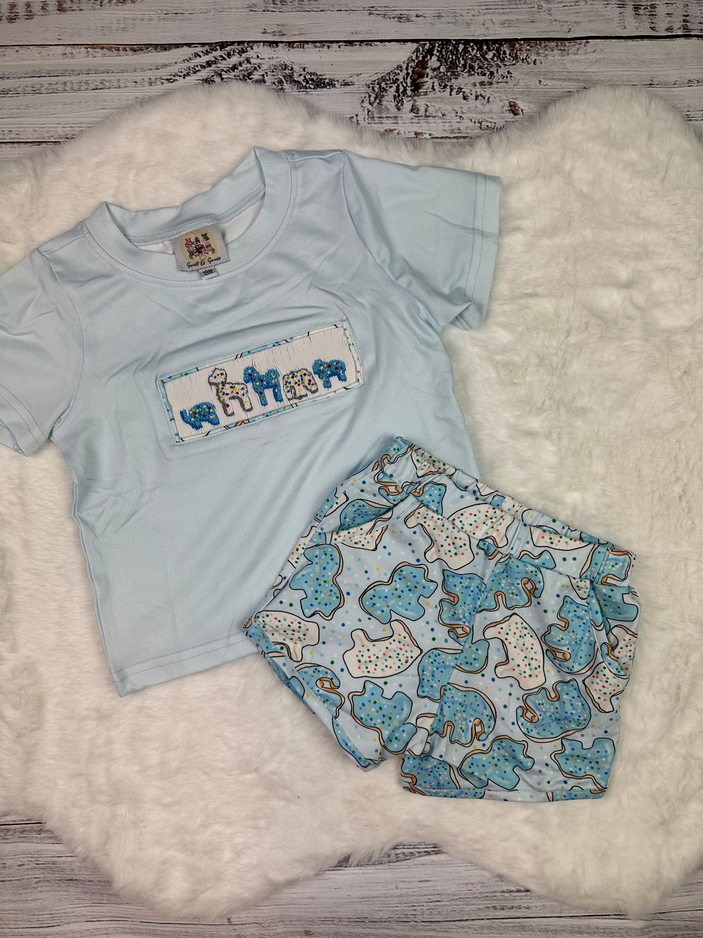 Boys Snack Time Short Set