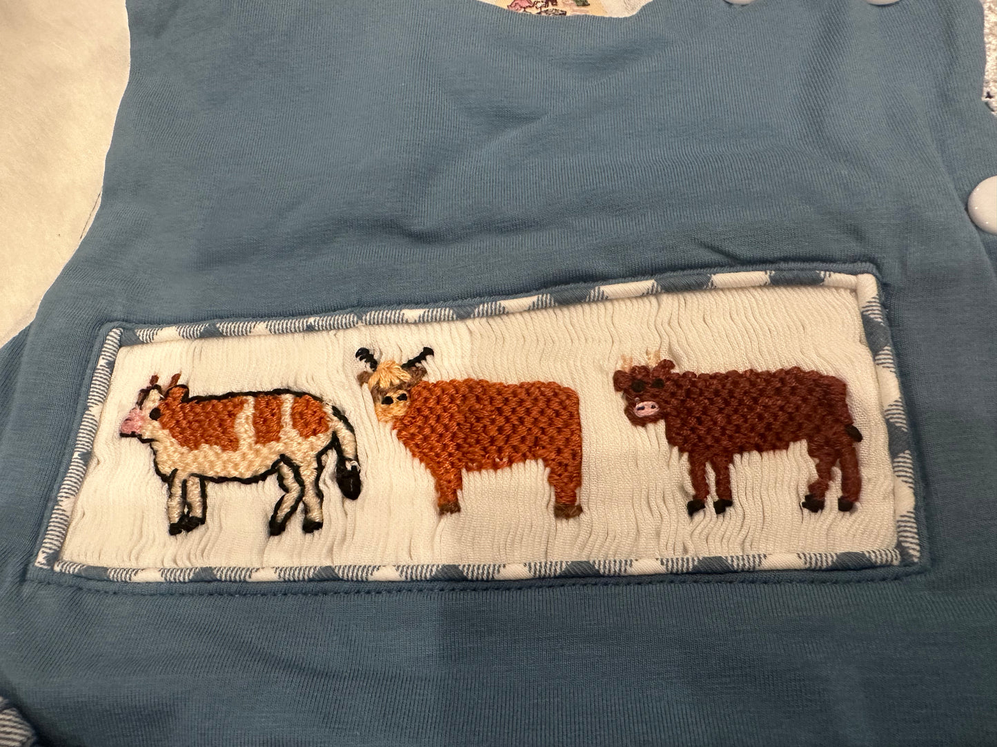 Girls Pasture Friend- Diaper Set